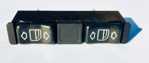 ELECTRIC WINDOW SWITCH DOUBLE WITHOUT SAFETY NEW GENUINE MERCEDES BENZ W201 190E 2.3 190E 2.6 190E 3.2 AMG 190E 2.3-16 190D 2.5 TURBO 190D 2.5 190D 2.2