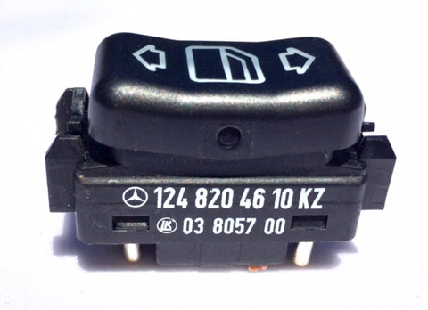 ELECTRIC WINDOW SWITCH  SINGLE LEFT FRONT REAR NEW GENUINE MERCEDES BENZ  W201  FROM MODEL YEAR 1990 190E 2.3 190E 2.6 190E 3.2 AMG